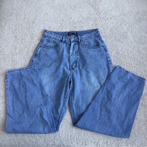 PrettyLittleThing Light Blue Denim Jeans